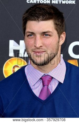 LOS ANGELES - FEB 18:  Tim Tebow at the 2012 Cartoon Network Hall of Game Awards at the Barker Hanger on February 18, 2012 in Santa Monica, CA