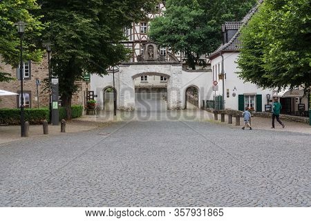 Altenberg, Nrw, Germany - July 10; 2017:
The Altenberger Dom Is Also Called Bergischer Dom And Is A 