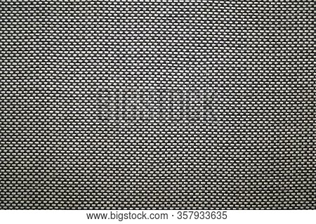 Cloth Pattern Grey Abstract Background On Fabric Made Of Small Rectangles