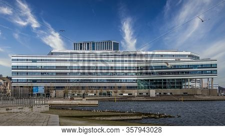 Aarhus, Denmark - 24 March 2020:  Nsi - Navitas Aarhus - Center For Education, Research, Innovation,