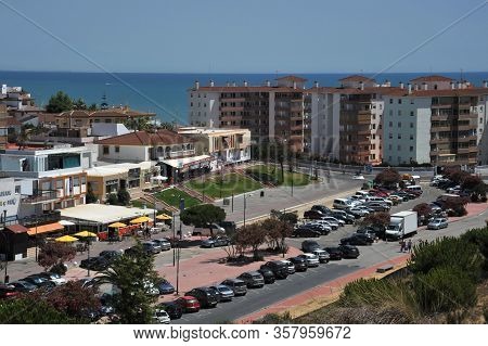 Matalascanas, Spain - July 10, 2011:the Resort Town Of Matalascanas On The Atlantic Ocean
