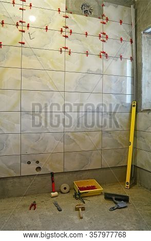 Repairs In The Bathroom Of A Private Home