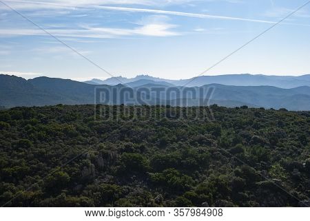 View Of The Panorama Of Sarrabus Mountains