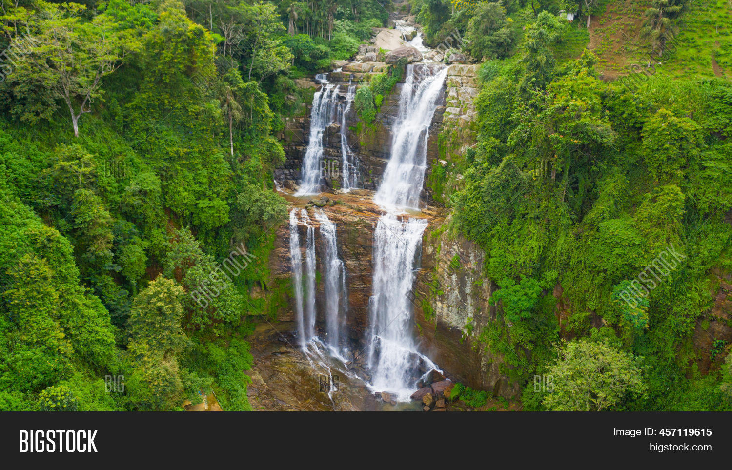 Waterfall Tropical Image & Photo (Free Trial) | Bigstock