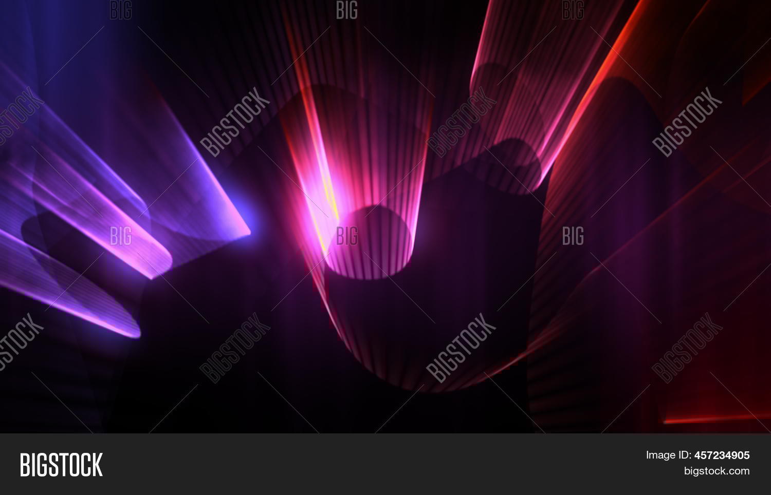 Neon Laser Show Red Image & Photo (Free Trial) Bigstock