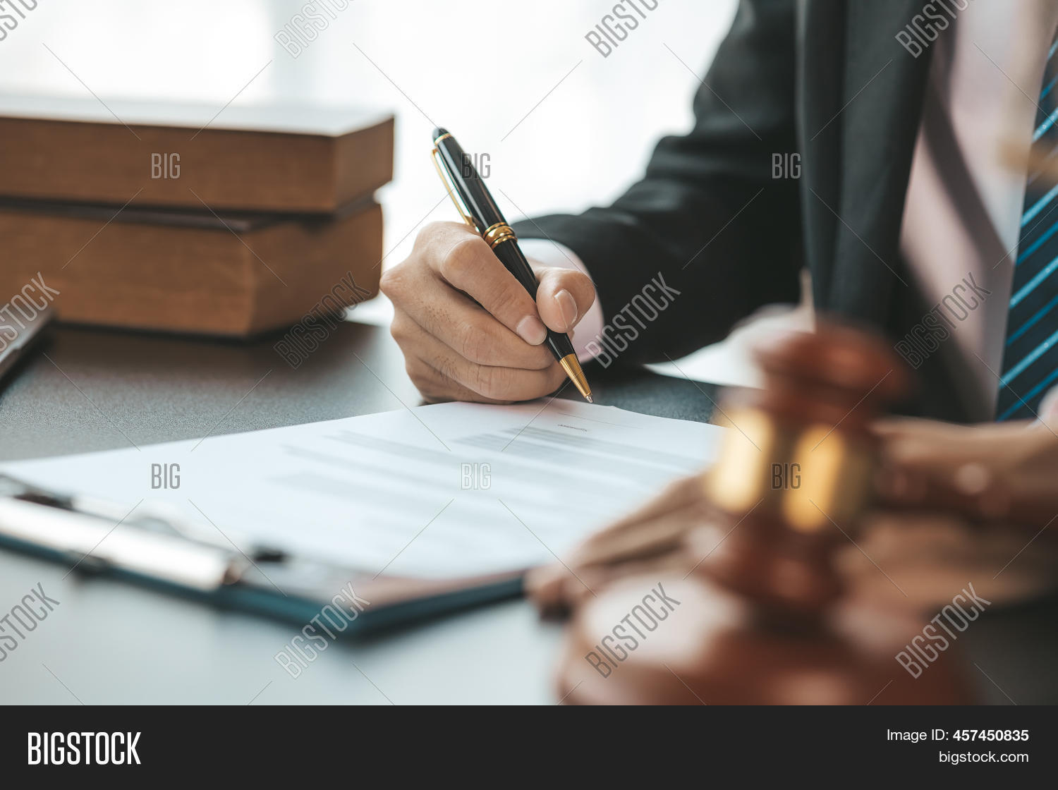 Lawyer Sits His Office Image & Photo (Free Trial) Bigstock