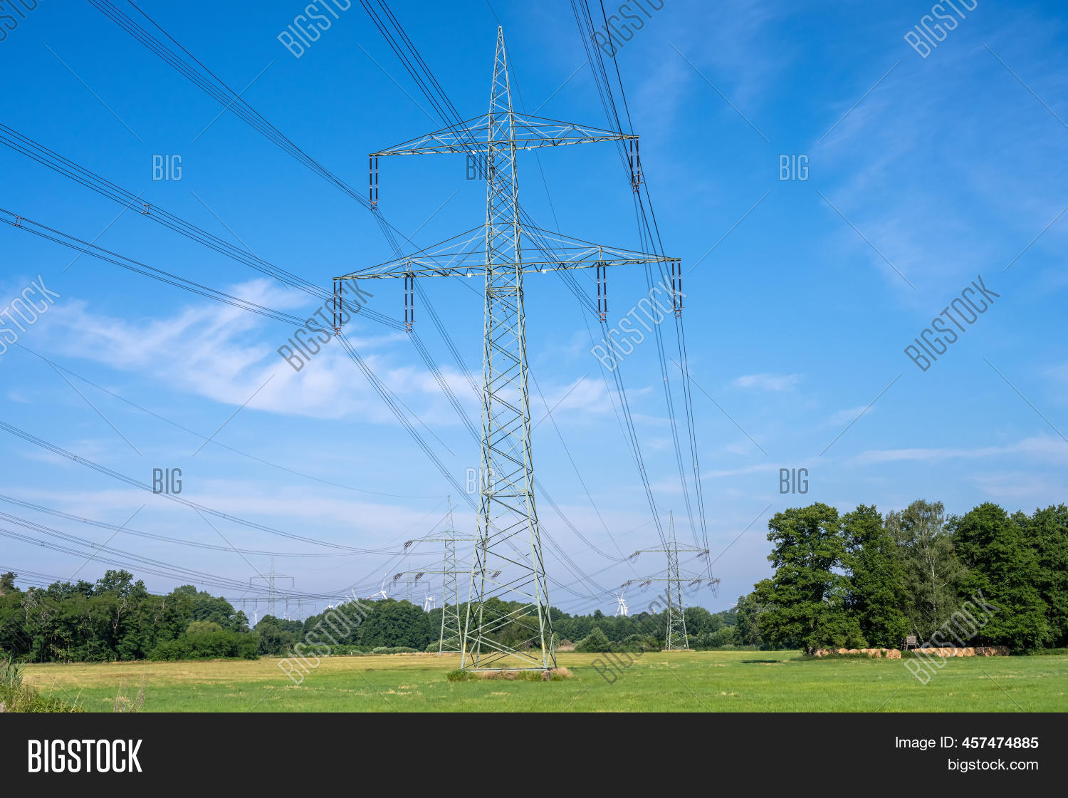 Electric Power Lines Image & Photo (Free Trial) Bigstock