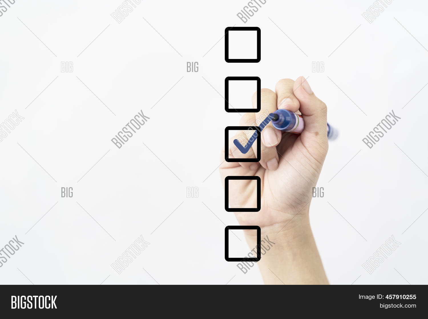 Human Hand Checking Image & Photo (Free Trial) Bigstock