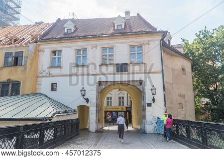 Bratislava, Slovakia - May 31, 2022: Michalska Street In Old Town Of Bratislava.