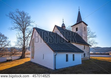 Gothic Church Of All Saints Ludrova, Slovakia, Europe.