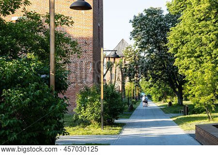 View Of Pogorelaya Tower From Simeonovskaya Tower Of Kolomna Kremlin In Old Kolomna City On Sunny Su