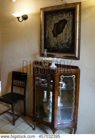 Netzer Sereni, Israel - March 29, 2022: Building Of So-called Allenby Farm, Mansion House, The Histo