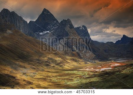 Quebrada Caliente i Cordiliera Huayhuash, Gennemlæsning, Sydamerika