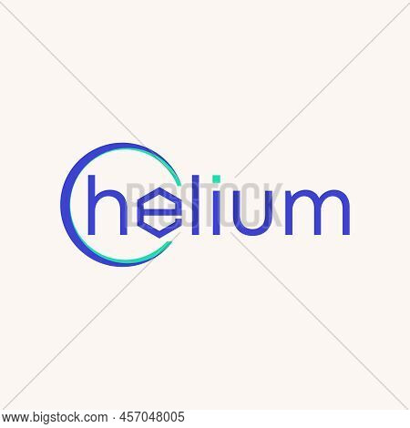 Simple And Unique Letter Or Word E Font Like Hexagon Or Helium Image Graphic Icon Logo Design Abstra