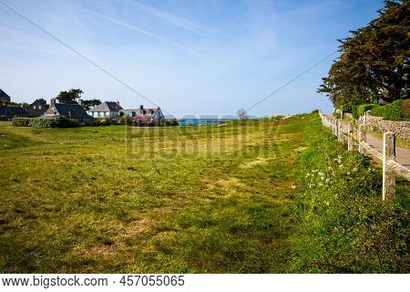 Old House On Chausey Island In Brittany, France