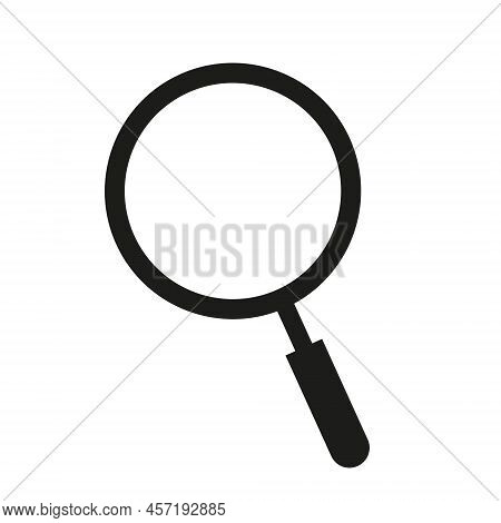 Search Icon. Research Sign Vector. Magnifying Glass Icon Template