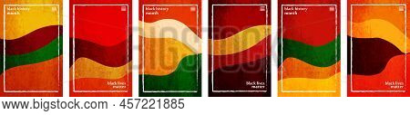 Black History Month Theme Color Tone, Hues Crushed Paper Vertical Background Template Frame. Black L