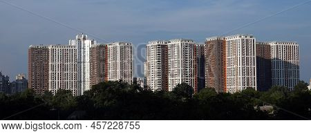 Kyiv, Ukraine June 28, 2022: New Quarter Of The Capital City Kyiv Ukraine