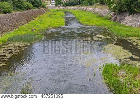 Black Timok River At Gamzigrad Spa In East Serbia Spring Zoom