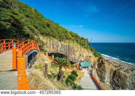 Udo Shrine, Located On The Nichinan Coast South Of Miyazaki City