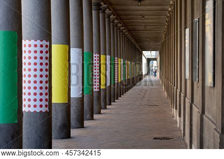 Copenhagen, Denmark - June 30, 2022: Decoration In The City Centre For The Starting Of The Tour De F