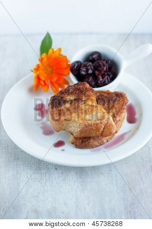 Leichtes Frühstück - Stück geröstetes Brot