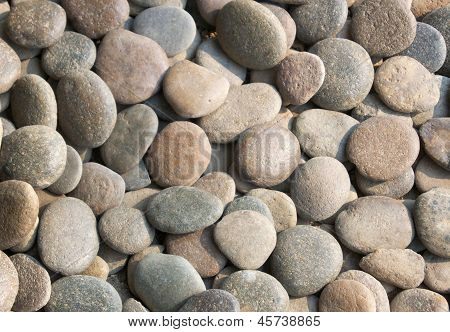 Texture de galets