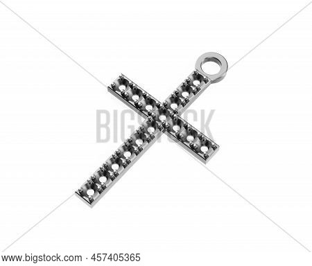 Gold Christian Cross 3d Render Object, God, Rendering, Death, Crucifix, Basen, Gold