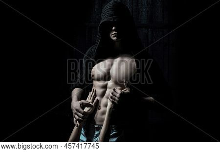 Bare Torso Man, Male Abs And Body. Naked Man. Nude Male Torso. Sexy Man Gay Body. Sexy Muscular Nake