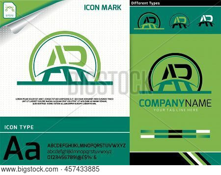 Letter Ar Logo Premium Vector Design Template