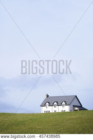 Single House Alone In Countryside For Peaceful Living And Mindfulness