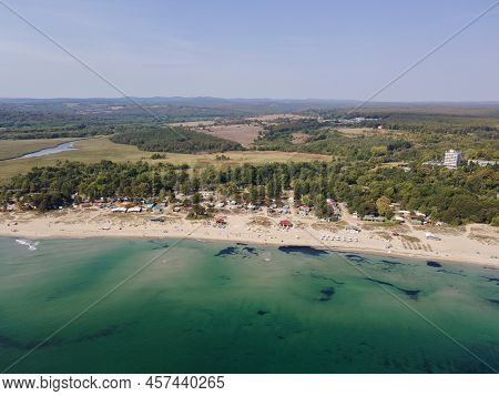 Amazing Aerial View Of South Beach Of Town Of Kiten, Burgas Region, Bulgaria