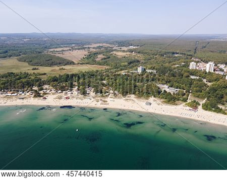 Amazing Aerial View Of South Beach Of Town Of Kiten, Burgas Region, Bulgaria