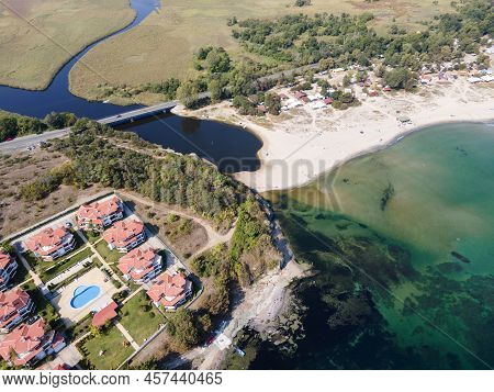 Aerial View Of South Beach Of Town Of Kiten, Bulgaria