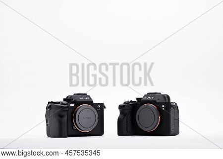 Bangkok, Thailand - 9 Jun 2022, The Sony A7 Iv Is The Fourth Generation Of The Company's Core A7 Ful