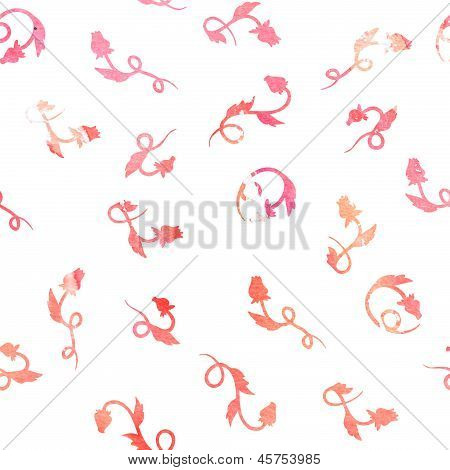Aquarell Hintergrund Rosen