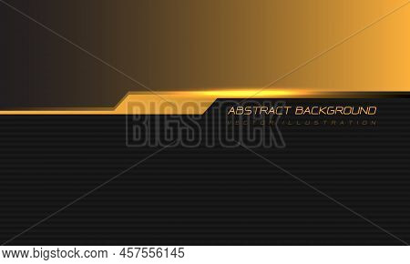 Abstract Gold Geometric Futurisitc Light On Grey Line Pattern With Blank Space Design Modern Technol