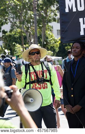 Los Angeles, Ca - May 18 2022:  Bans Off Our Bodies Abortion Rights Rally