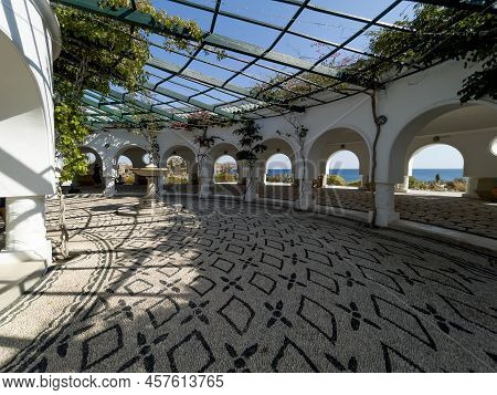 Kallithea, Greece 02 October, 2021, Kallithea Spring, Termal Baths On Rhodes Island, Greece