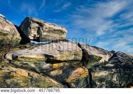A Photo Of Devil's Wall In Germany