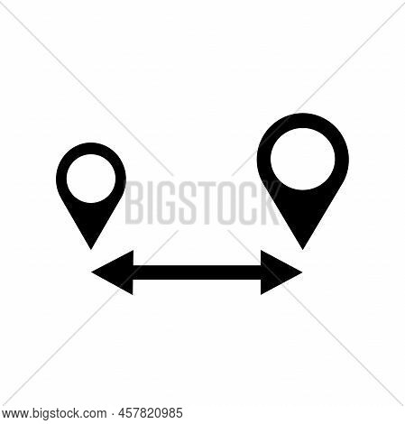 Gps Points And Path Between Them, Distance Between Two Map Pointers