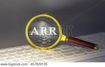 Arr Text On Magnifier On Keyboard, Business Concept