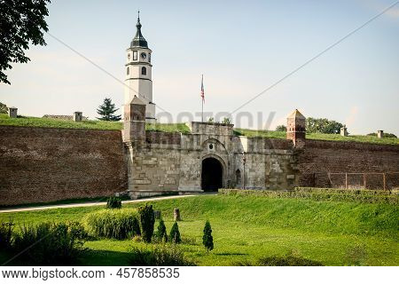 Belgrade, Serbia - July 29, 2014: The Old Fortress On Kalemegdan In The Capital Of Serbia, Belgrade.