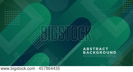Geometric Dynamic Background With Colorful Rectangles With Rounded Edges. Stock Vector Illustration 