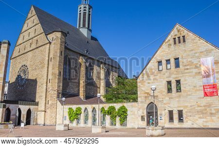 Dortmund, Germany - July 02, 2022: Historic Probsteikirche Church In The Center Of Dortmund, Germany