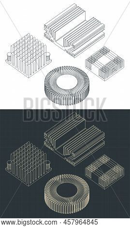 Heatsinks Set Drawings