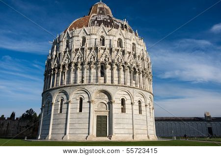 Piazza Dei Miracoli At Pisa