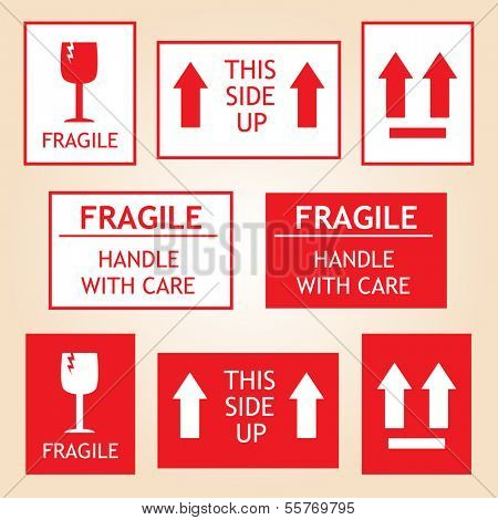 Fragile Shipping Labels