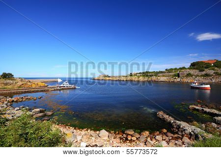 Seascape Christiansoe Island Bornholm Denmark