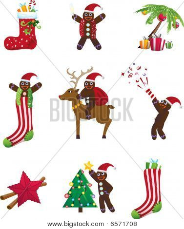 Conjunto de ícones de Natal